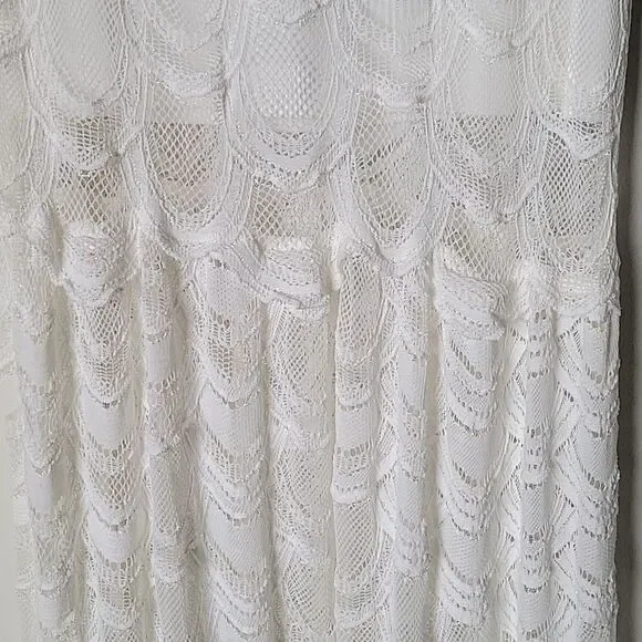 NWT White NightCap Clothing Victorian Lace Caletto Maxi Dress XS S Coquette Boho NWT White NightCap Clothing Victorian Lace Caletto Maxi Dress XS S Coquette Boho